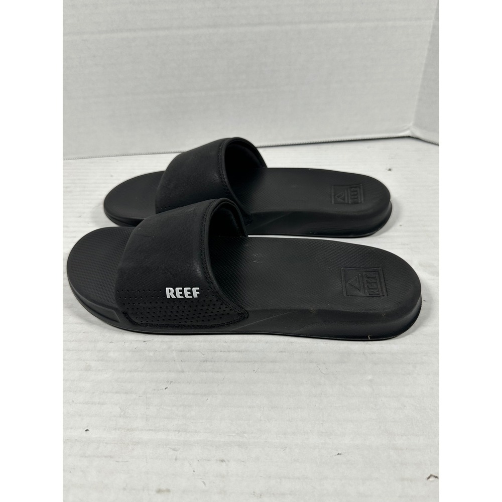 Reef One Slide Mens Black Waterproof Athletic Sandals B-22 PGC Size 7 - Picture 8 of 12
